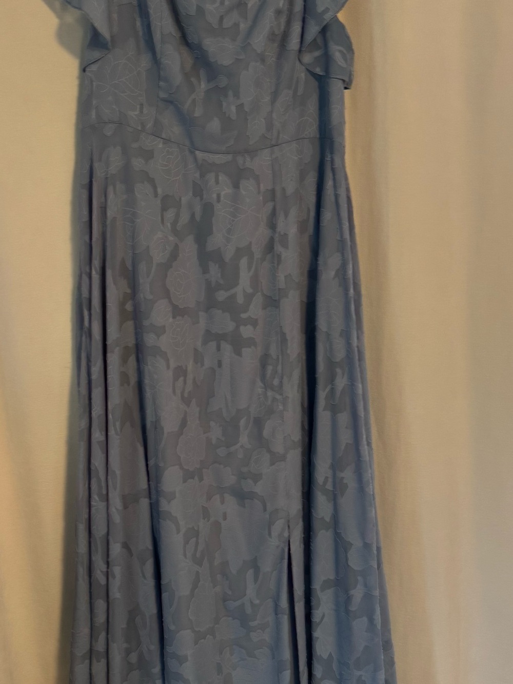 Azazie Bondi
Dusty Blue A-Line Side Slit Floral Burnout Dress - Picture 5 of 8